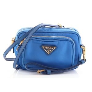 PRADA Front Pocket Crossbody Camera Bag Mini